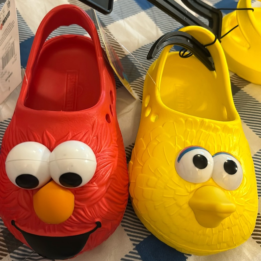 Elmo and Big bird Shoes